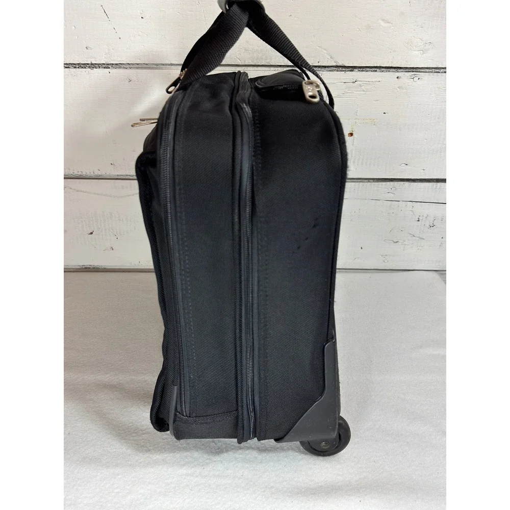 Samsonite Rolling Laptop Briefcase Black Wheeled Business Bag Carry On‎ Tote